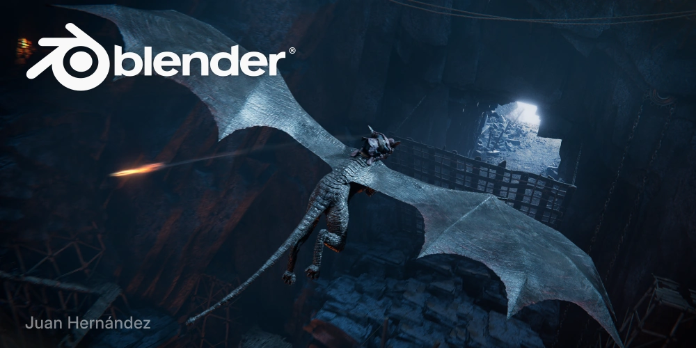 Blender 5.0 splash by Juan Hernández