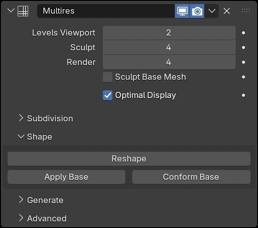 Multires Modifier