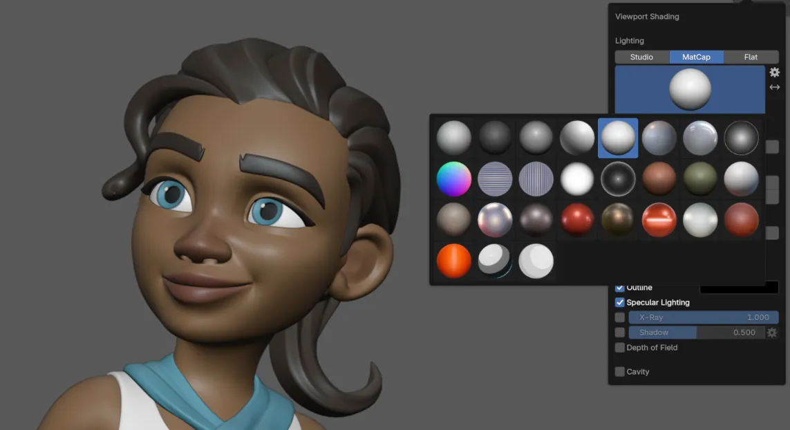 3D Viewport MatCaps