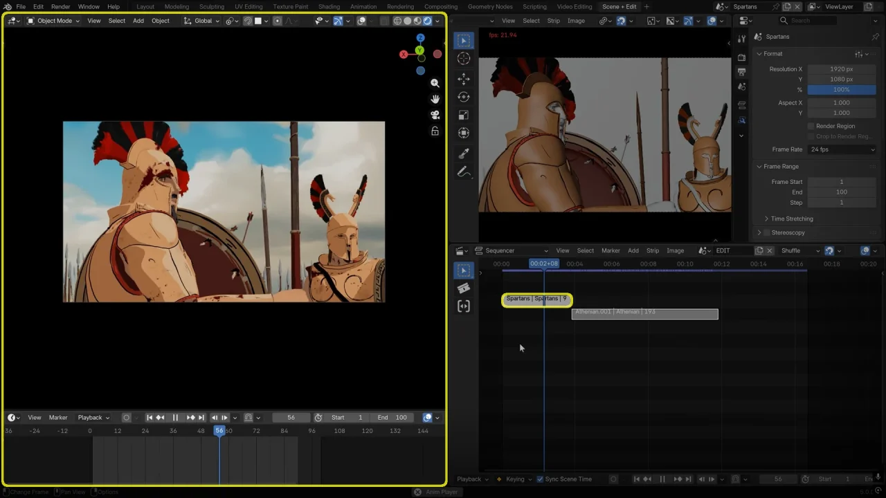 Edit Scene in VSE